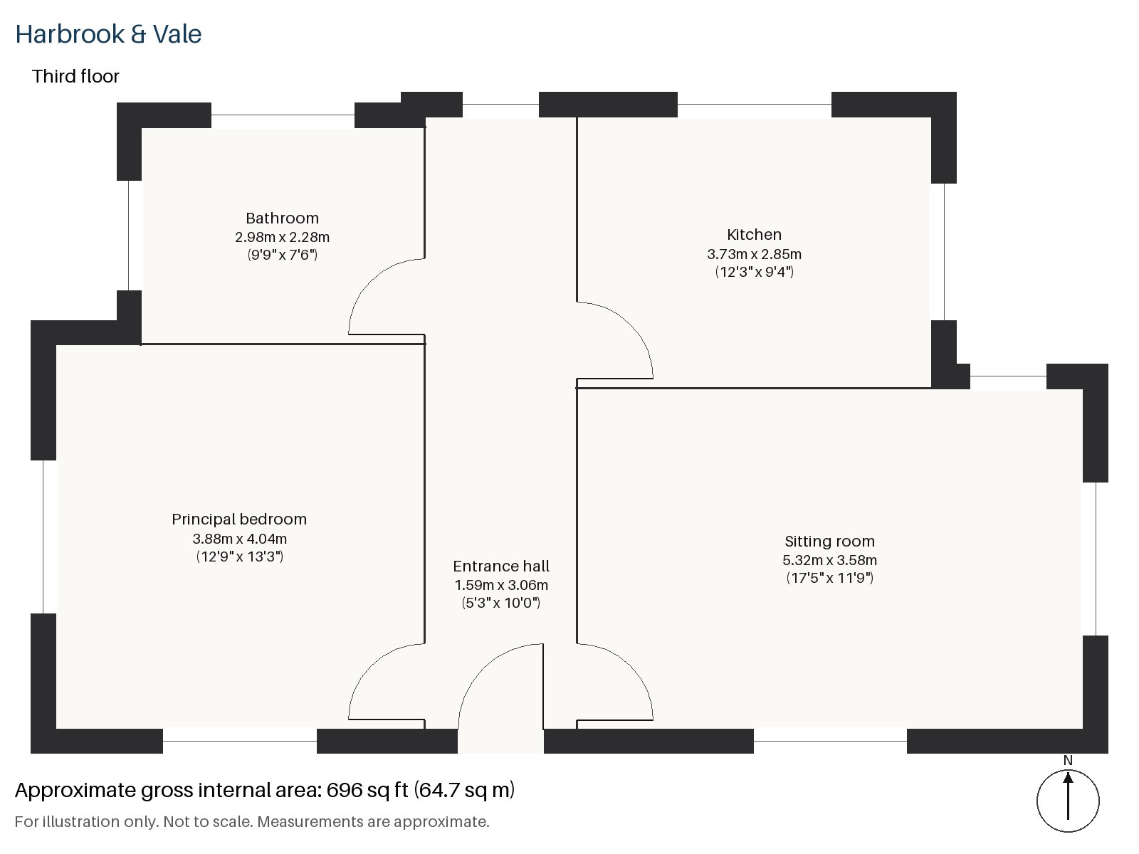 Floorplan of Cornford Grove, Balham, SW12