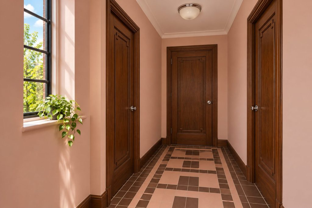 Entrance hall, wide view from the doorway - 3-bedroom flat in Balham