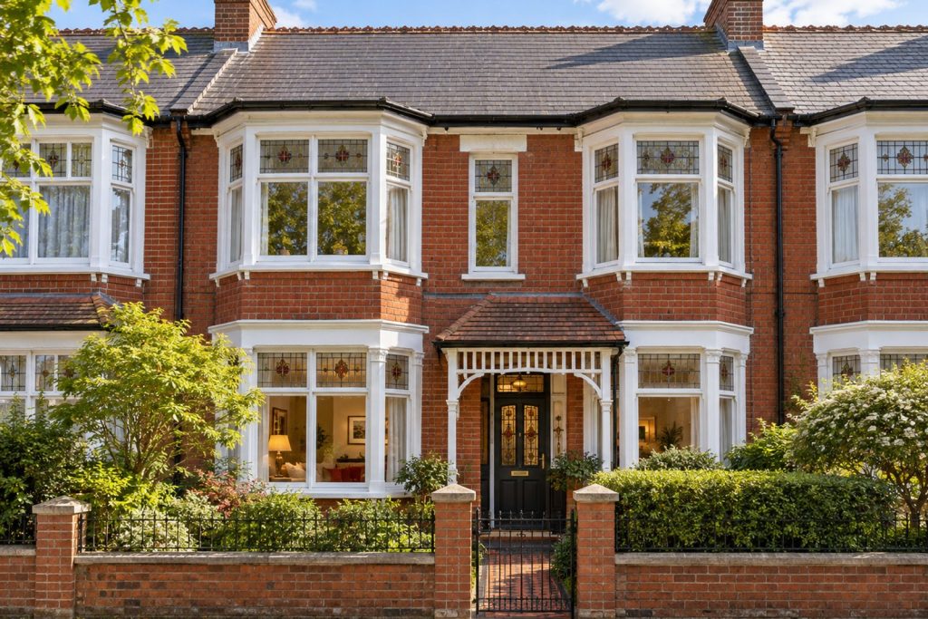 Front exterior, eye-level view of the front elevation - 5-bedroom terraced house in Balham