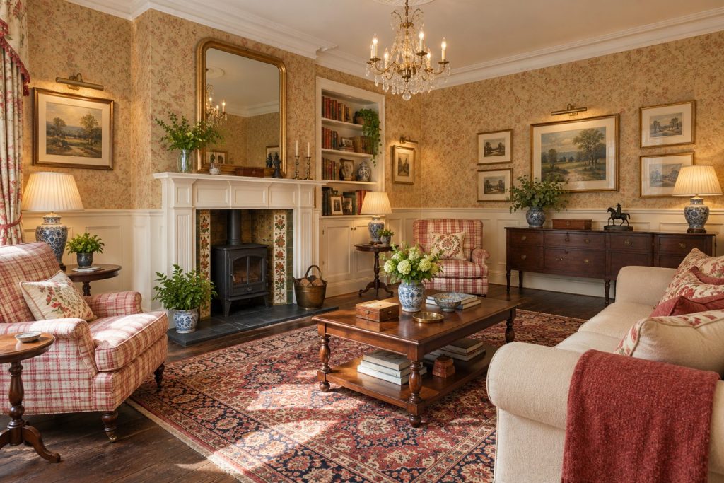 Sitting room, wide view from the doorway - 5-bedroom terraced house in Balham