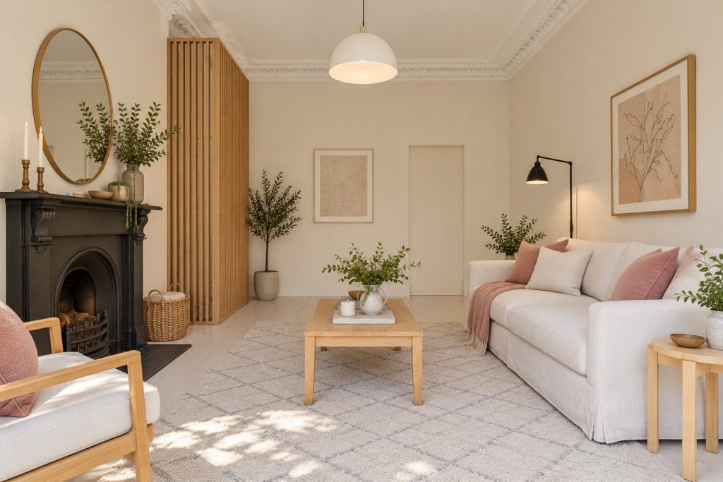Sitting room, view from the opposite corner - 2-bedroom cottage in Wimbledon