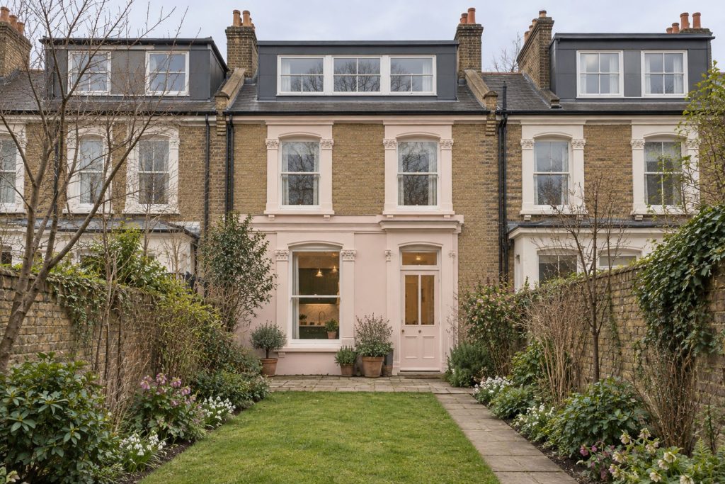 Rear garden, rear elevation seen from the garden - 4-bedroom terraced house in Balham