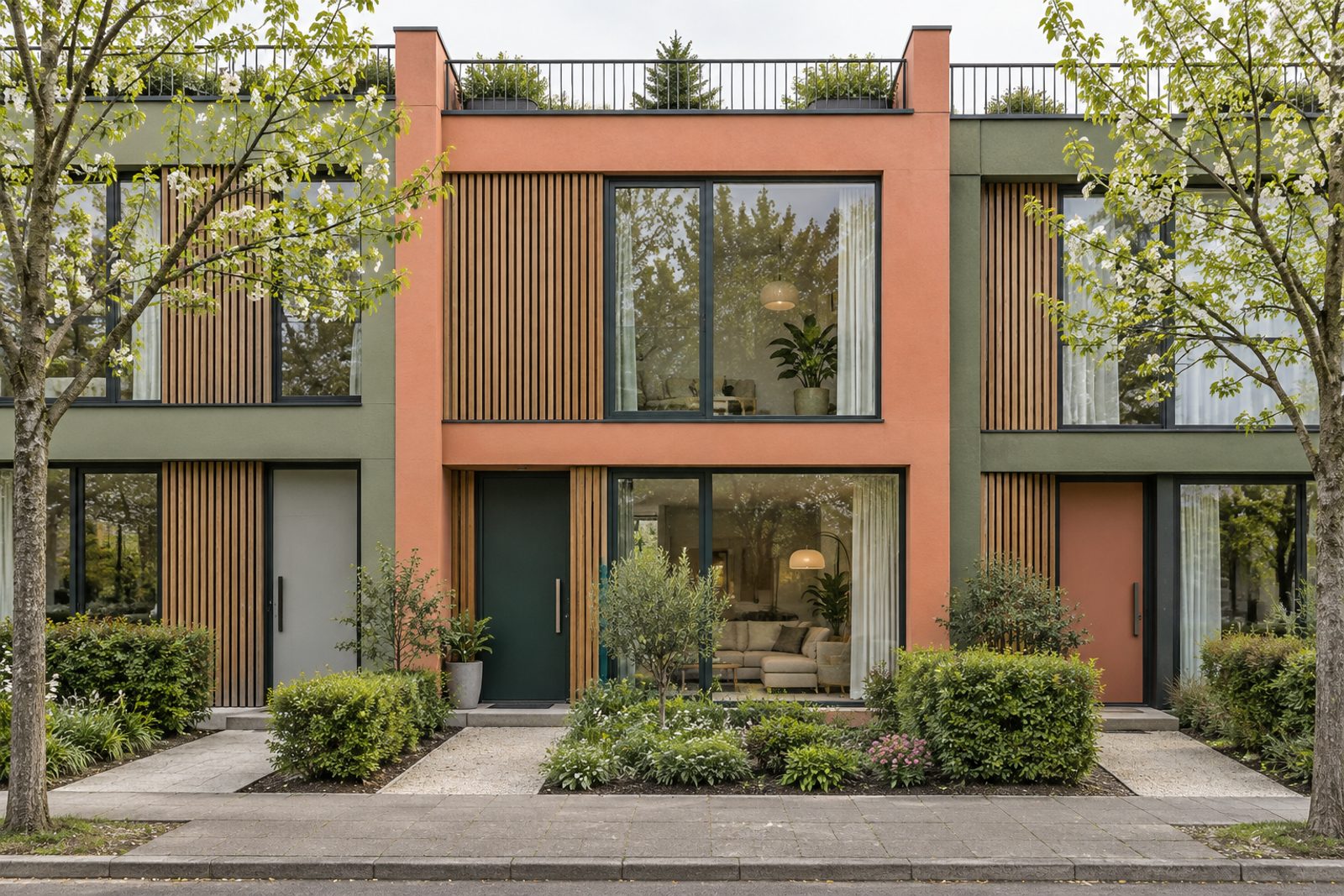 Front exterior, eye-level view of the front elevation - 3-bedroom terraced house in Streatham