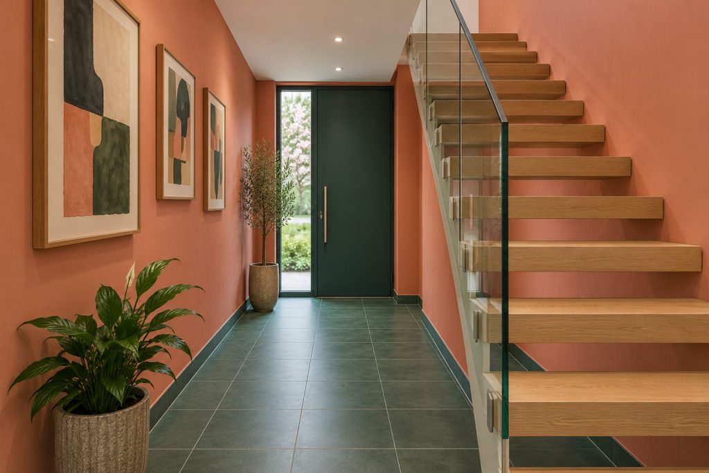 Hall, wide view from the doorway - 3-bedroom terraced house in Streatham