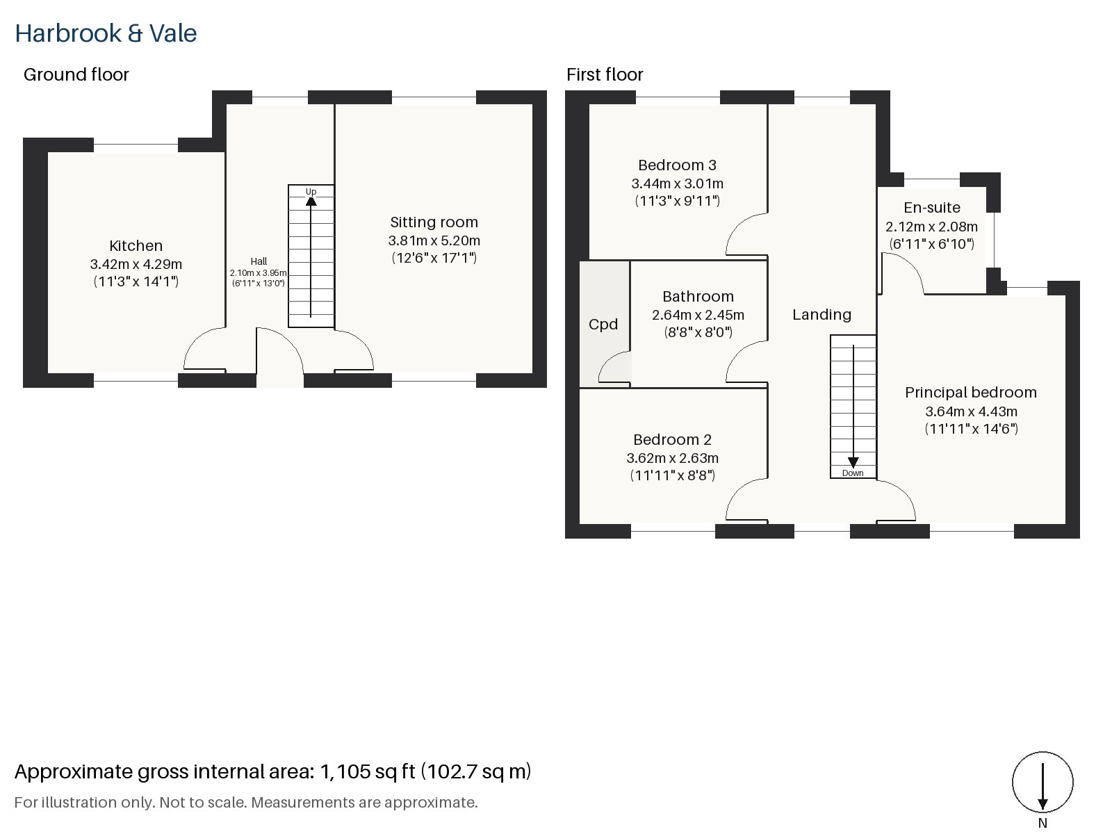 Floorplan of Chartfield Avenue, Putney, SW15