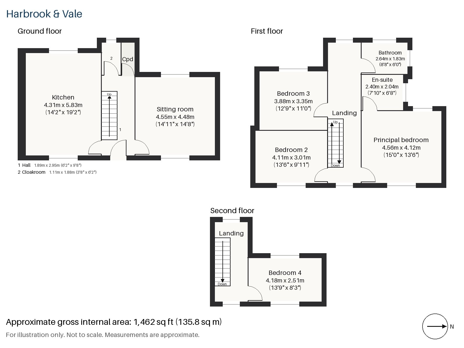 Floorplan of Clapham Crescent, Clapham, SW4