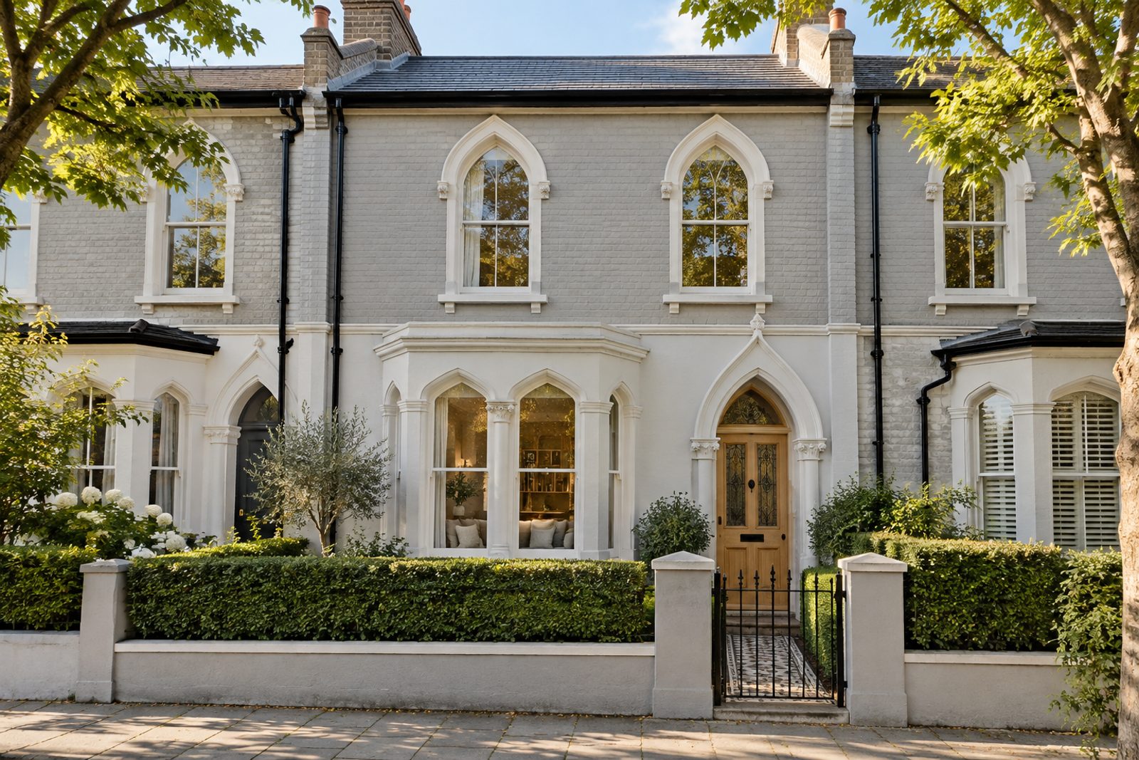 Front exterior, eye-level view of the front elevation - 3-bedroom cottage in Clapham