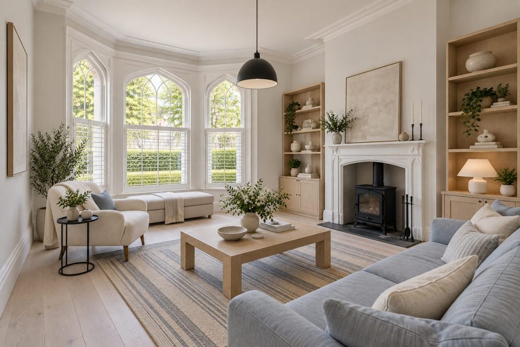 Sitting room, view from the opposite corner - 3-bedroom cottage in Clapham