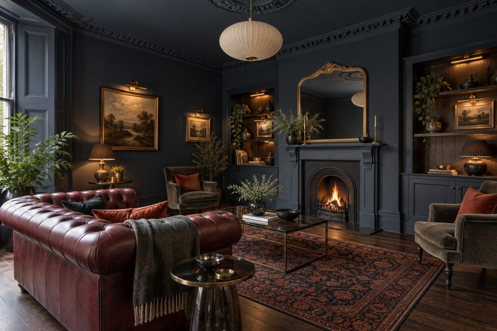 Sitting room, wide view from the doorway - 5-bedroom terraced house in Earlsfield