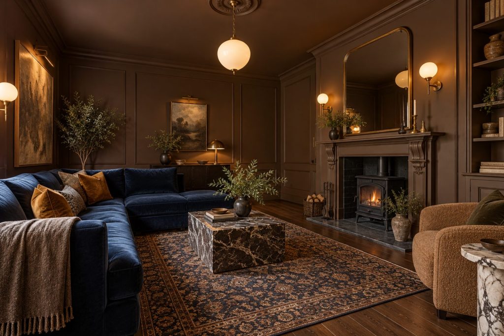Sitting room, wide view from the doorway - 5-bedroom terraced house in Streatham