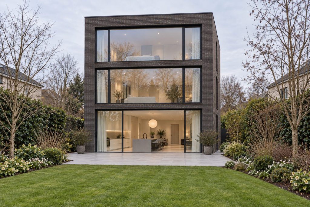 Rear garden, rear elevation seen from the garden - 5-bedroom detached house in Streatham