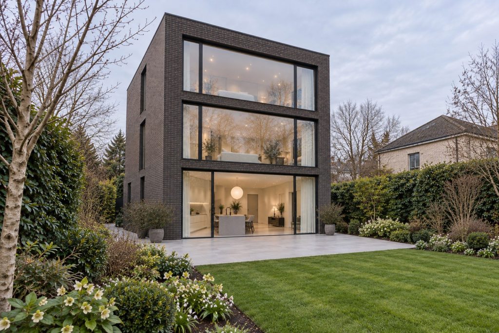 Rear garden, the garden looking back toward the house - 5-bedroom detached house in Streatham