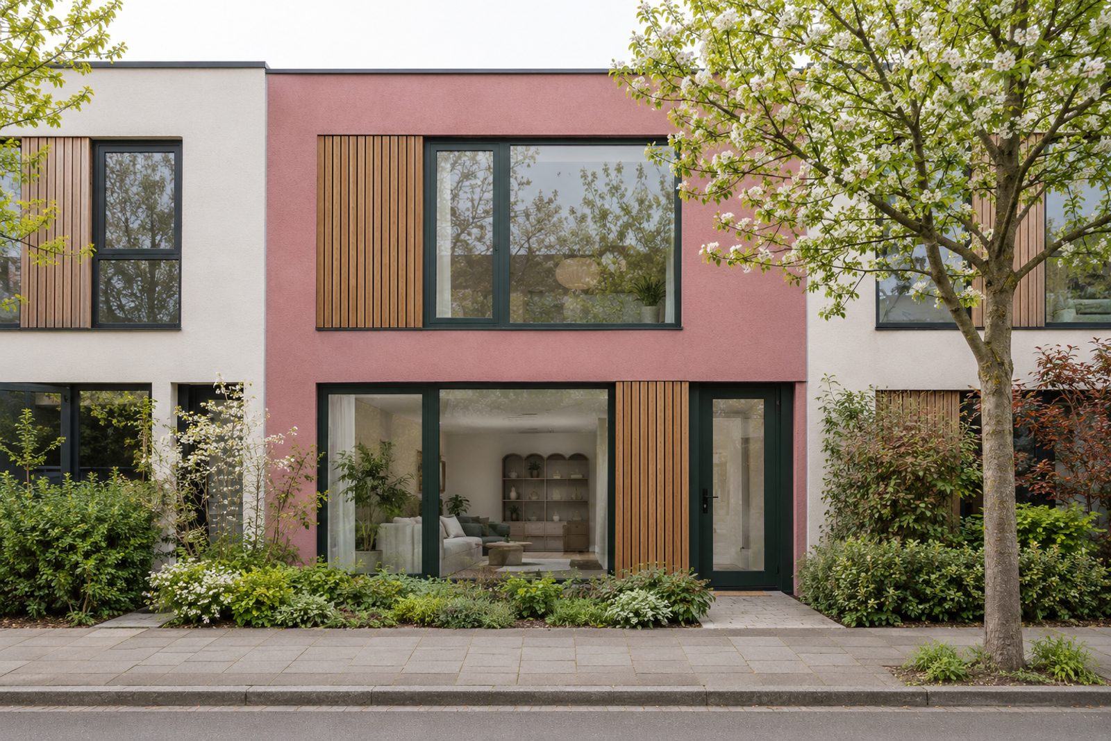 Front exterior, eye-level view of the front elevation - 3-bedroom terraced house in Fulham