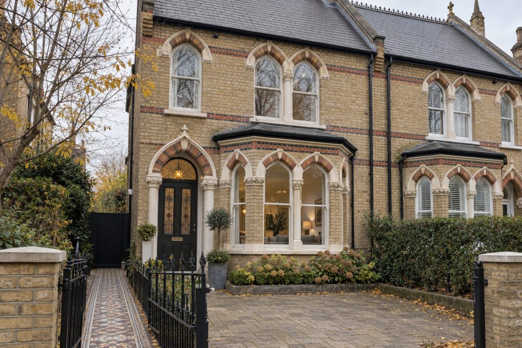 Front exterior, eye-level view of the front elevation - 5-bedroom semi-detached house in Brixton