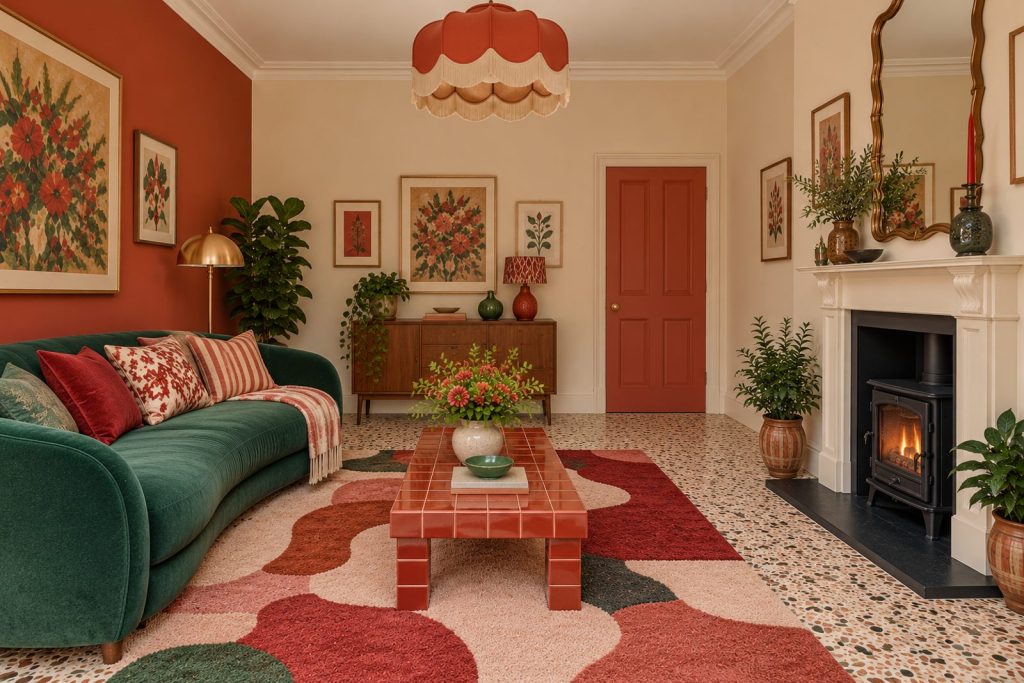 Sitting room, view toward the window - 2-bedroom flat in Fulham