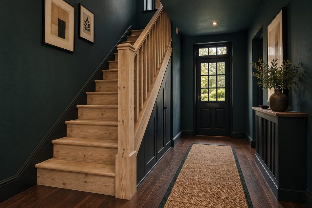 Hall, wide view from the doorway - 4-bedroom semi-detached house in Streatham