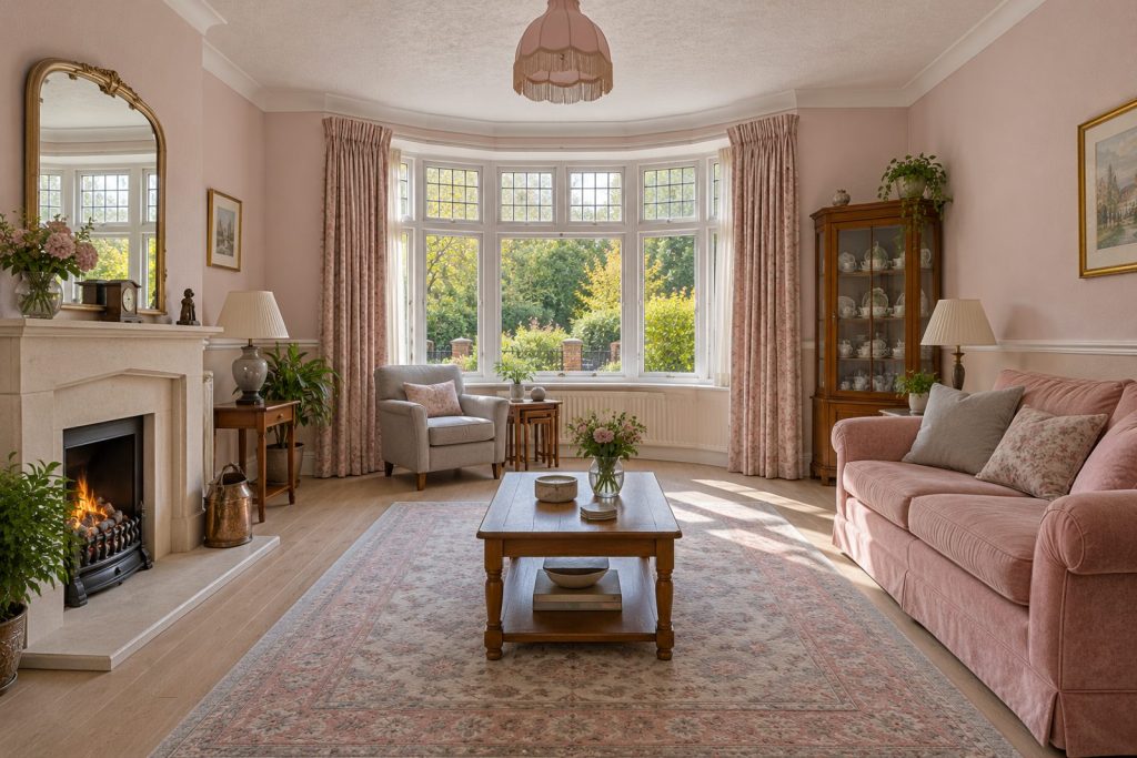 Sitting room, wide view from the doorway - 4-bedroom terraced house in Earlsfield