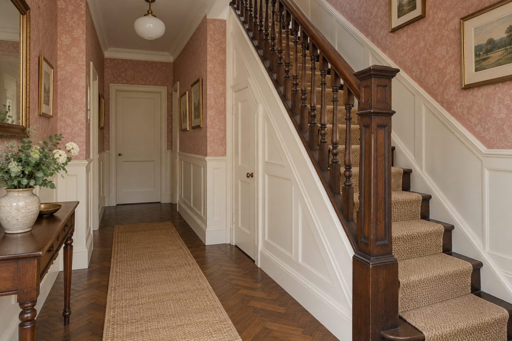 Hall, wide view from the doorway - 5-bedroom semi-detached house in Wimbledon