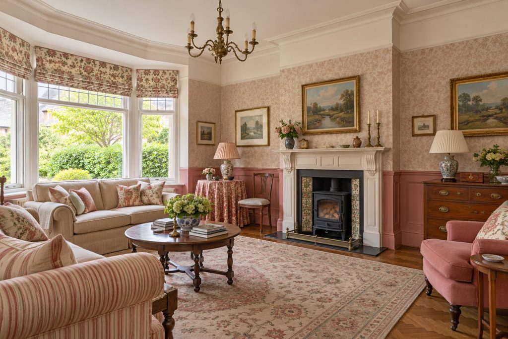 Sitting room, wide view from the doorway - 5-bedroom semi-detached house in Wimbledon