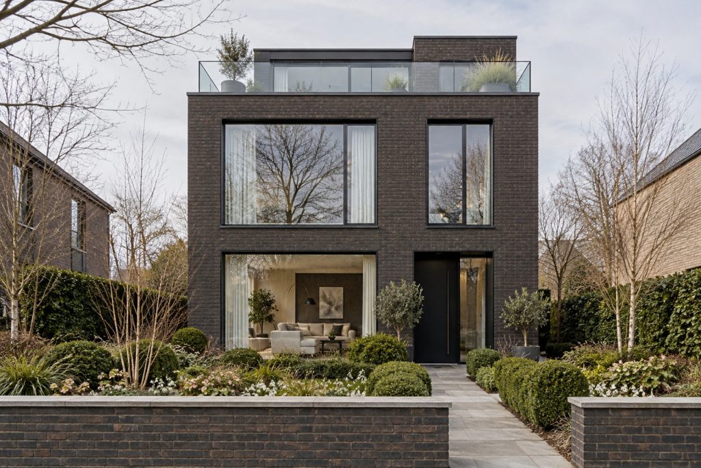 Front exterior, eye-level view of the front elevation - 5-bedroom detached house in Putney