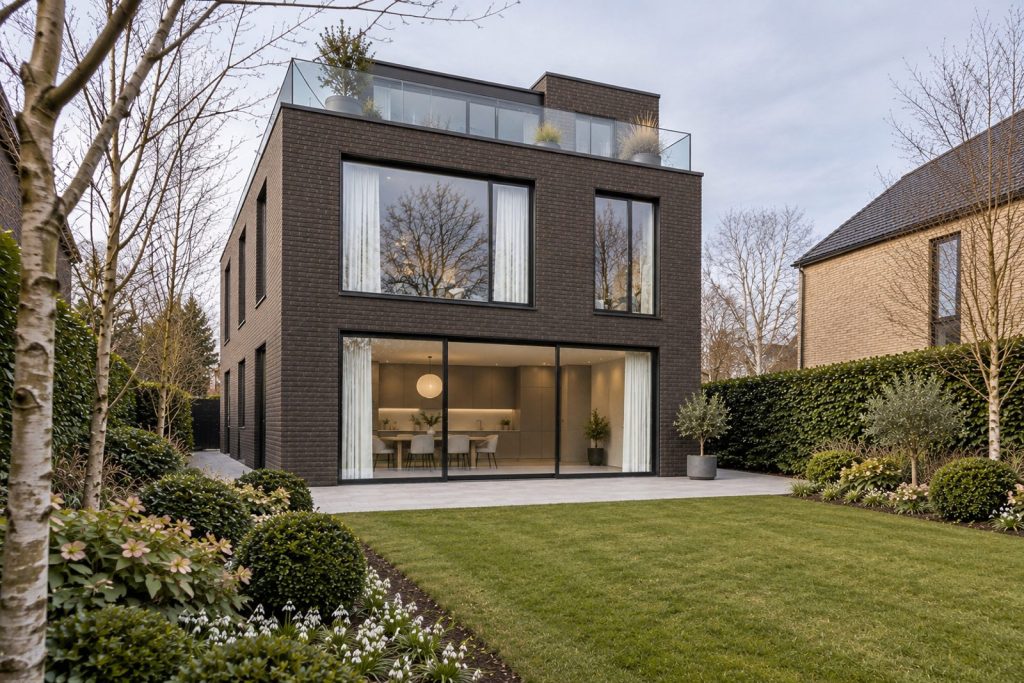 Rear garden, the garden looking back toward the house - 5-bedroom detached house in Putney