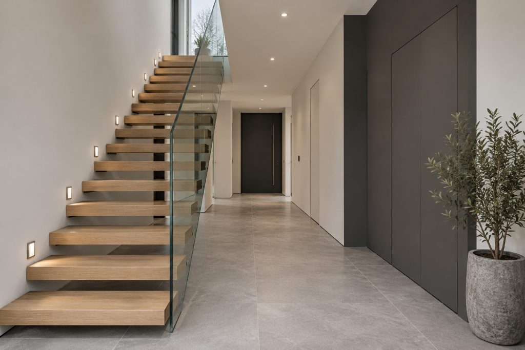 Hall, wide view from the doorway - 5-bedroom detached house in Putney