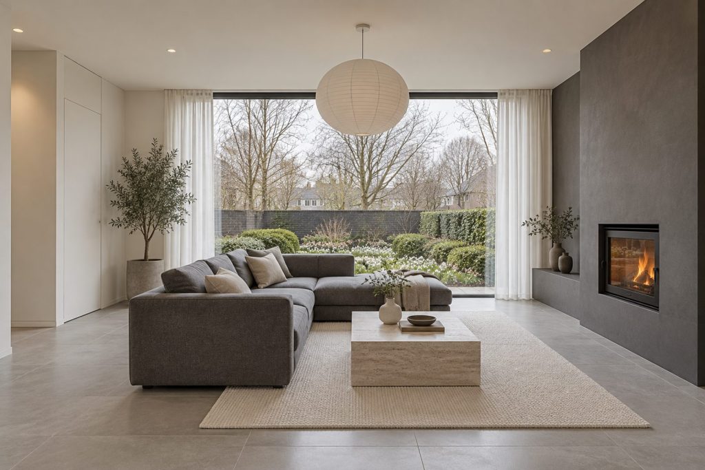 Living room, wide view from the doorway - 5-bedroom detached house in Putney