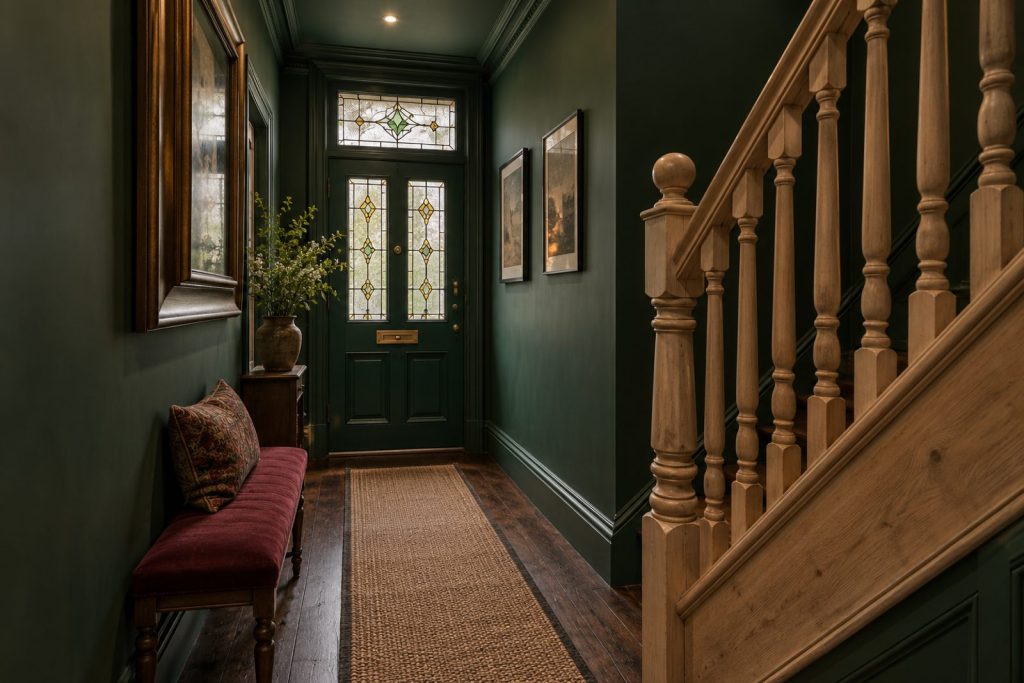 Hall, wide view from the doorway - 5-bedroom terraced house in Wandsworth