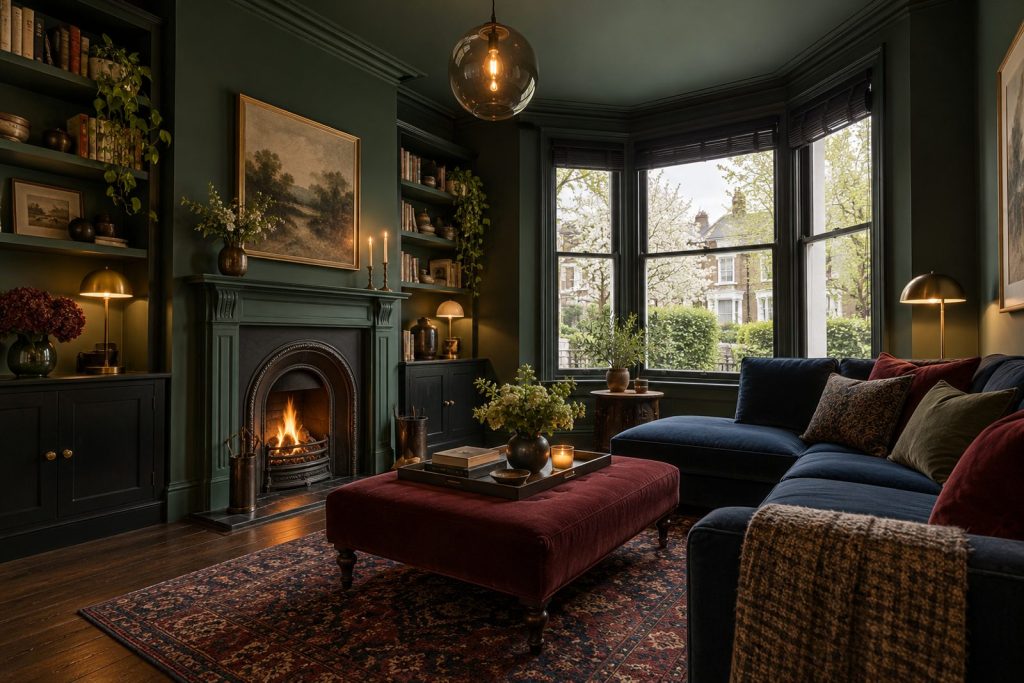 Sitting room, wide view from the doorway - 5-bedroom terraced house in Wandsworth