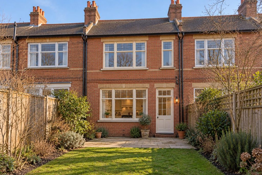 Rear garden, rear elevation seen from the garden - 3-bedroom terraced house in Southfields