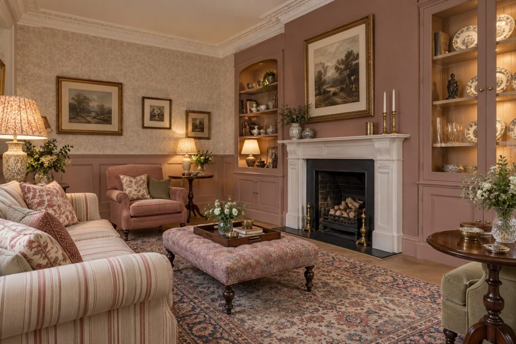 Sitting room, wide view from the doorway - 4-bedroom semi-detached house in Wimbledon