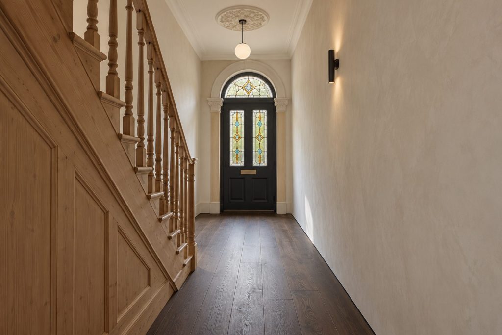 Hall, wide view from the doorway - 3-bedroom terraced house in Balham