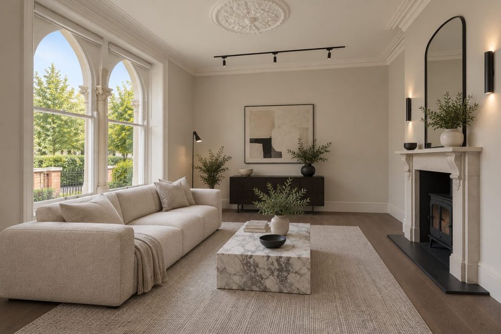 Sitting room, view from the opposite corner - 3-bedroom terraced house in Balham