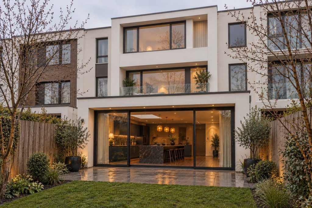 Rear garden, rear elevation seen from the garden - 4-bedroom terraced house in Wandsworth