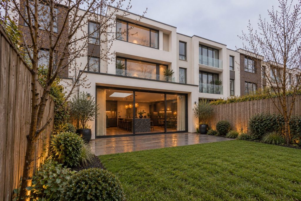 Rear garden, the garden looking back toward the house - 4-bedroom terraced house in Wandsworth