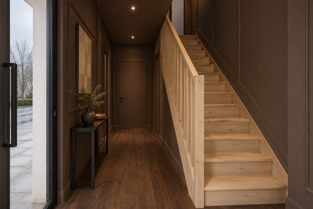 Hall, wide view from the doorway - 4-bedroom terraced house in Wandsworth