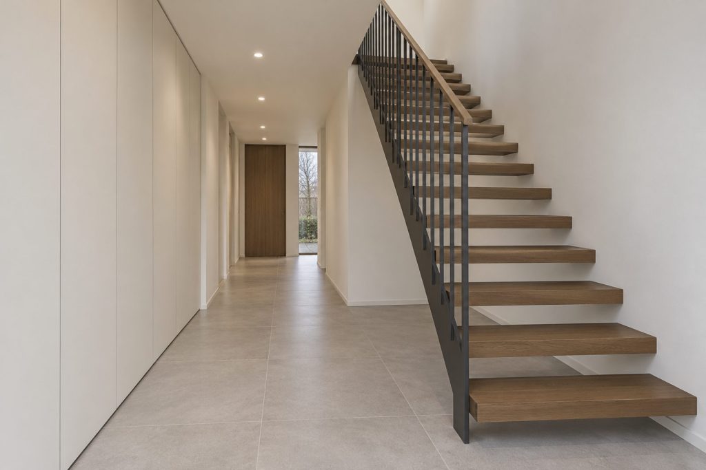 Hall, wide view from the doorway - 6-bedroom detached house in Tooting