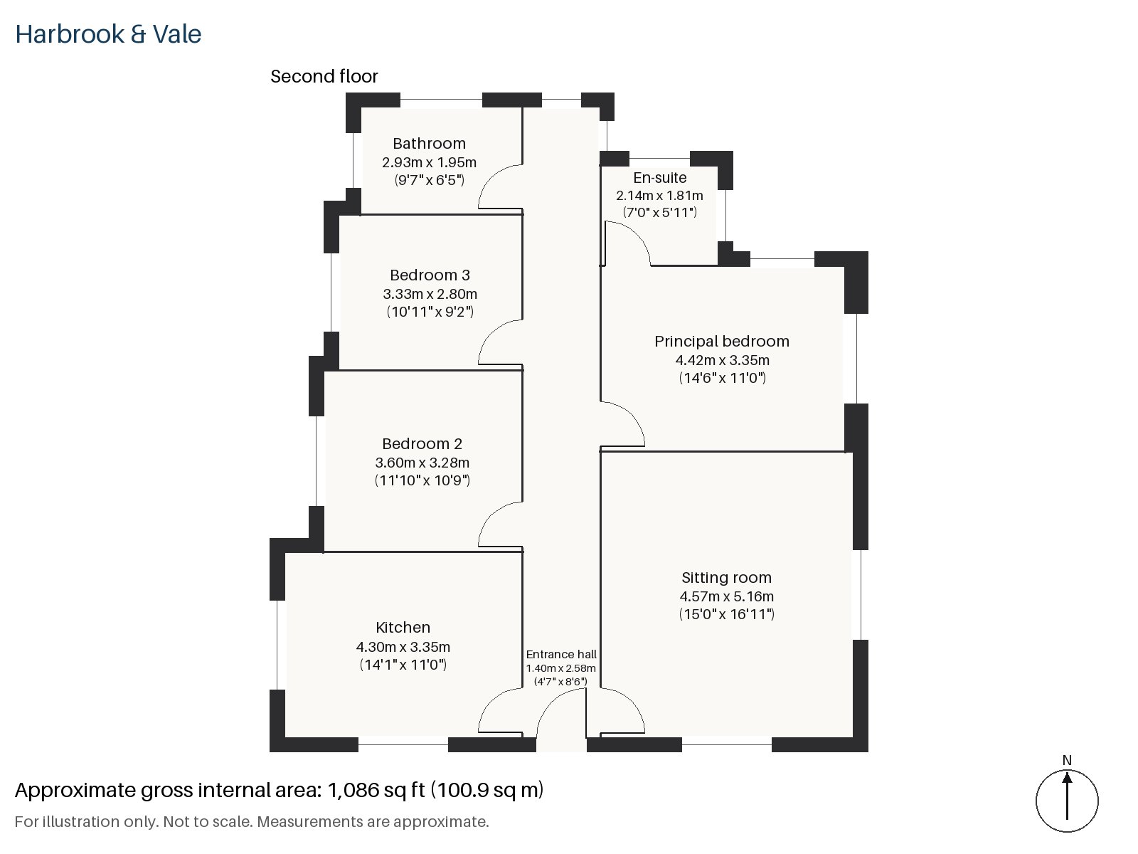 Floorplan of Tregarvon Road, Battersea, SW11