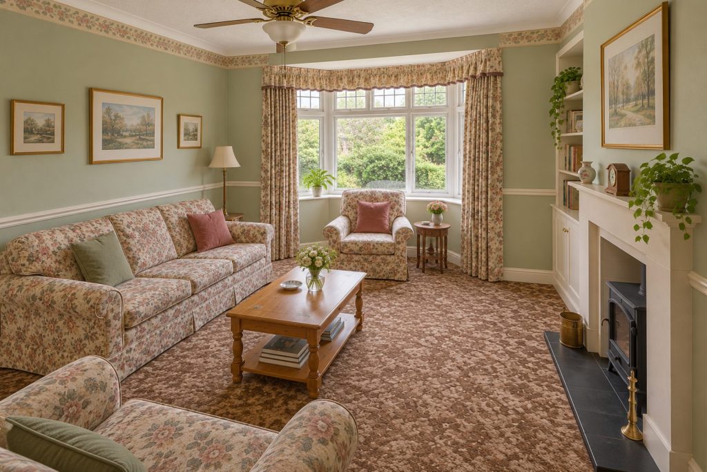 Sitting room, view from the opposite corner - 3-bedroom maisonette in Fulham