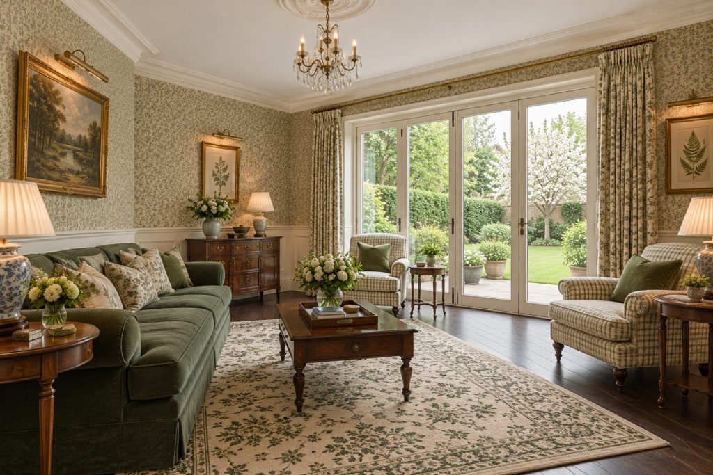 Family room, wide view from the doorway - 6-bedroom detached house in Putney