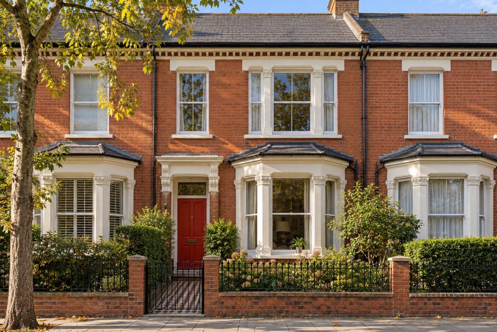 Front exterior, eye-level view of the front elevation - 5-bedroom terraced house in Streatham