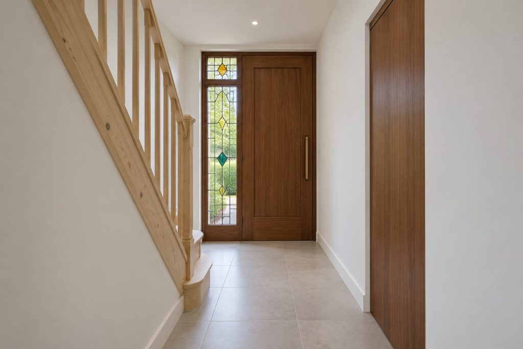 Hall, wide view from the doorway - 5-bedroom terraced house in Clapham