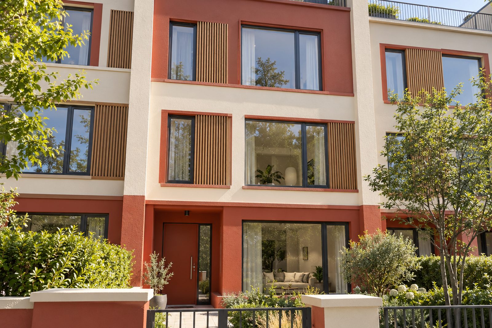 Front exterior, eye-level view of the front elevation - 4-bedroom terraced house in Southfields