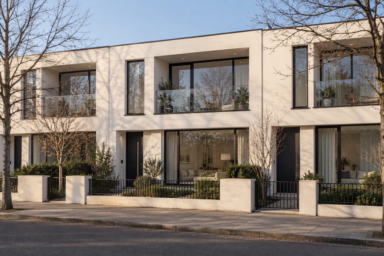 Front exterior, eye-level view of the front elevation - 3-bedroom terraced house in Putney