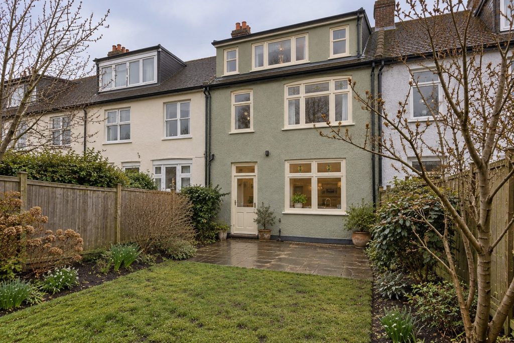Rear garden, the garden looking back toward the house - 4-bedroom terraced house in Balham