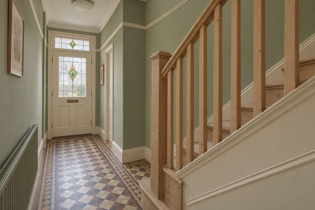 Hall, wide view from the doorway - 4-bedroom terraced house in Balham