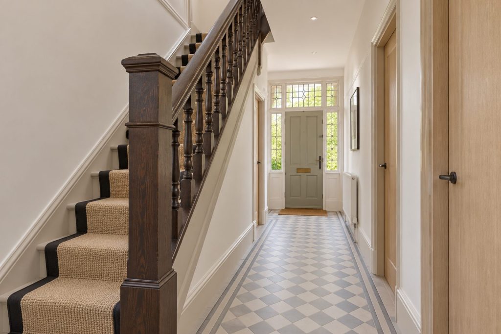 Hall, wide view from the doorway - 5-bedroom semi-detached house in Putney