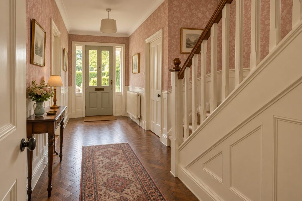 Hall, wide view from the doorway - 6-bedroom detached house in Putney