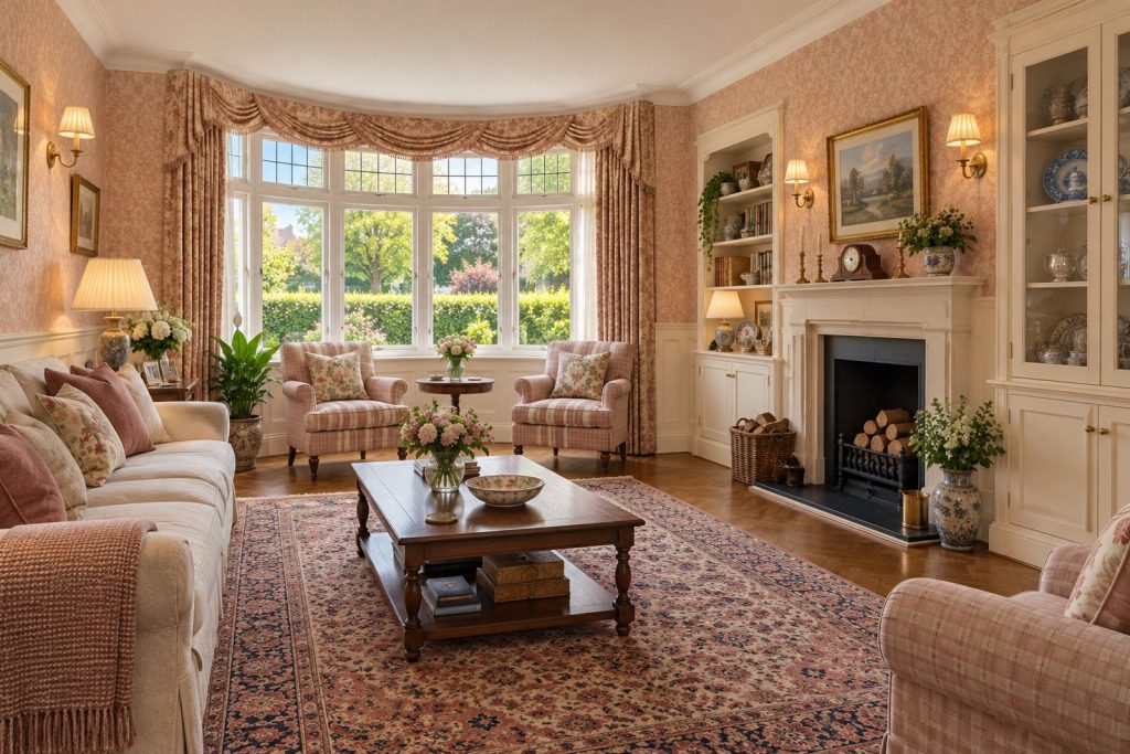 Sitting room, wide view from the doorway - 6-bedroom detached house in Putney