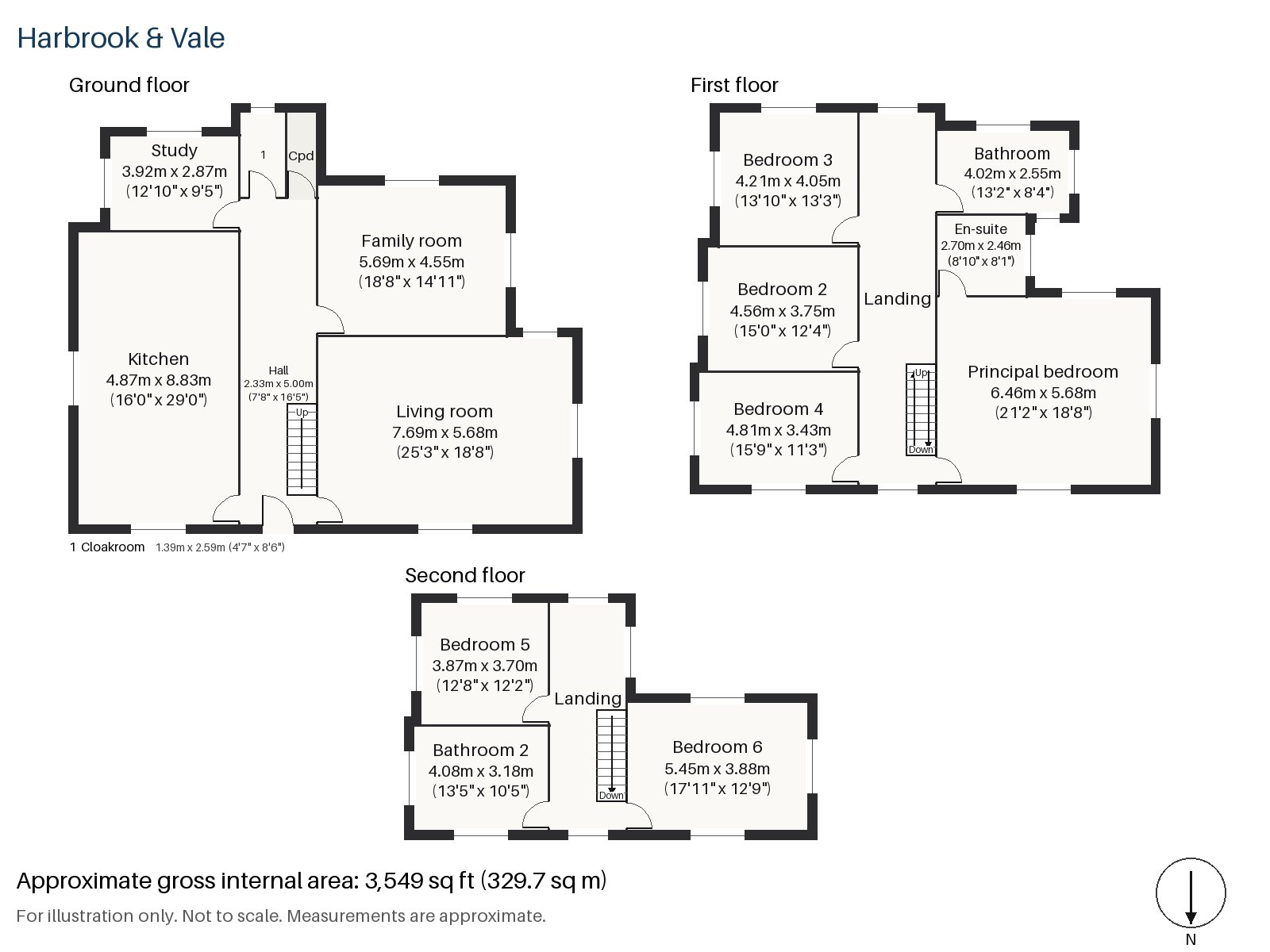 Floorplan of Hillside, Wimbledon, SW19